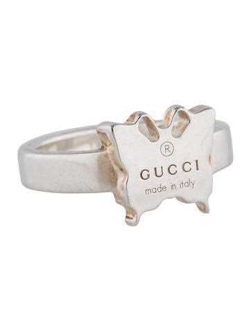 gucci butterfly ring|gucci couple ring.